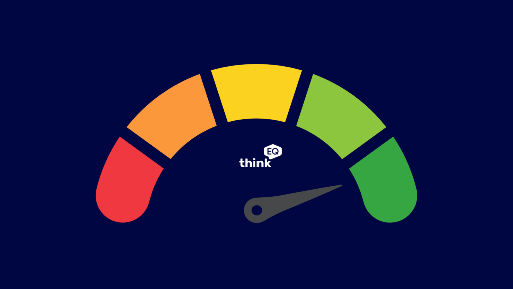 This is a graphic on a navy background with a dial to represent increases. 